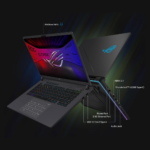 ASUS ROG Strix G16 2025 ports and RGB keyboard