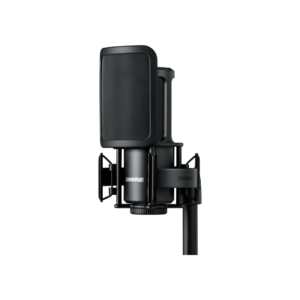 Shure SM4 Studio Recording Microphone Kit, XLR Home Studio Condenser Mic with Mix-Ready Audio - All-Metal Construction, Includes Detachable Magnetic Pop Filter & Shock Mount (SM4-K-KIT)